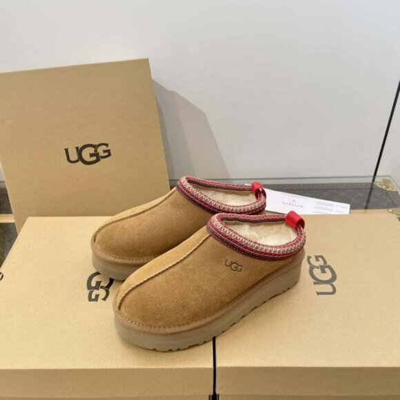 UGG Australia Tasman Slippers Maroon - Picture 2 of 4